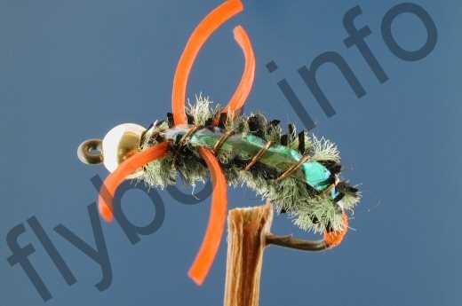 Fish4Flies X-Legged GH Olive Dark